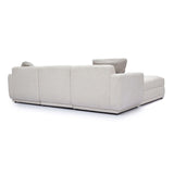 TOV Perry Cream Chenille Modular Sectional
