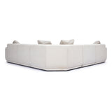 TOV Perry Cream Chenille Modular L-Sectional