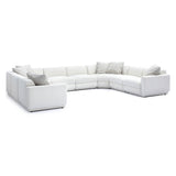 TOV Perry Cream Chenille Modular Large U-Sectional