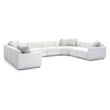 TOV Perry Cream Performance Chenille Modular Large U-Sectional