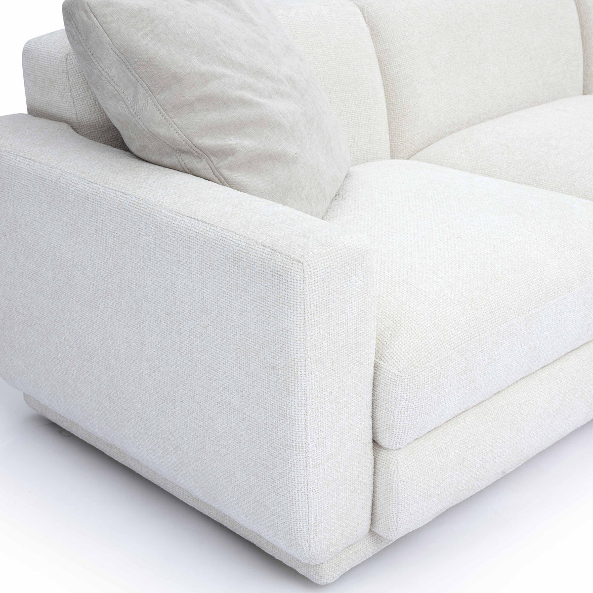 TOV Perry Cream Performance Chenille Modular Large U-Sectional