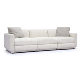 TOV Perry Cream Performance Chenille Modular Sofa