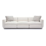 TOV Perry Cream Chenille Modular Sofa