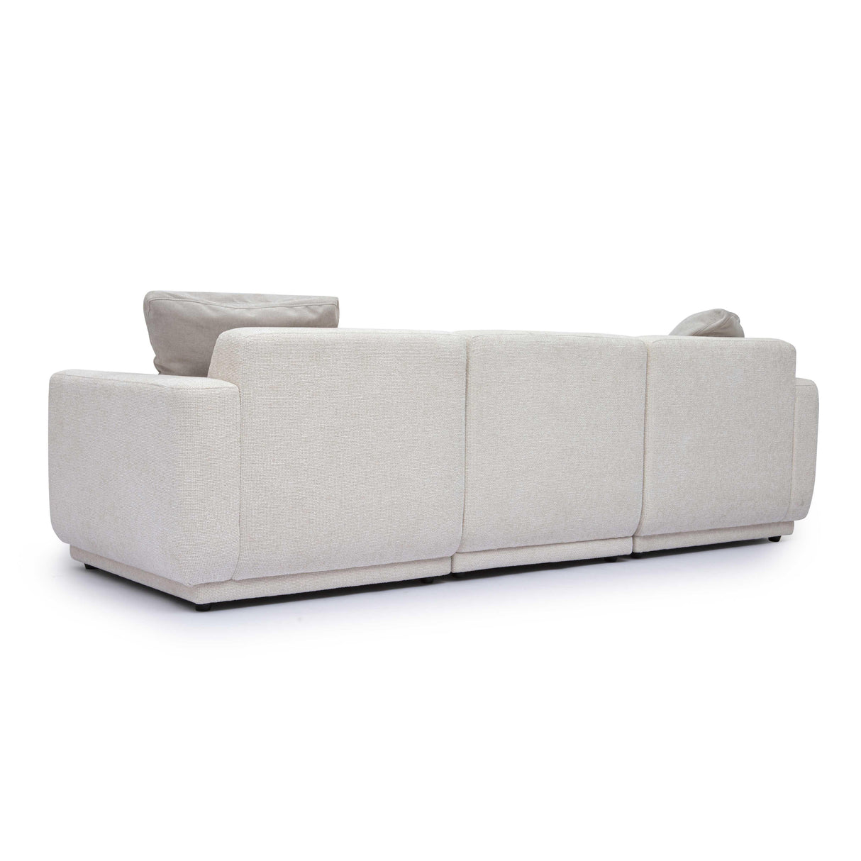 TOV Perry Cream Chenille Modular Sofa