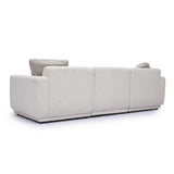 TOV Perry Cream Chenille Modular Sofa