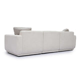TOV Perry Cream Performance Chenille Modular Sofa