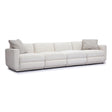 TOV Perry Cream Chenille Modular Long Sofa