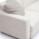 TOV Perry Cream Chenille Modular Long Sofa