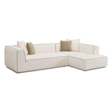 TOV Tristine Cream Linen RAF Sectional
