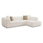 TOV Tristine Cream Linen RAF Sectional
