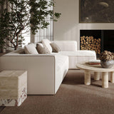 TOV Tristine Cream Linen RAF Sectional
