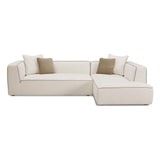 TOV Tristine Cream Linen RAF Sectional