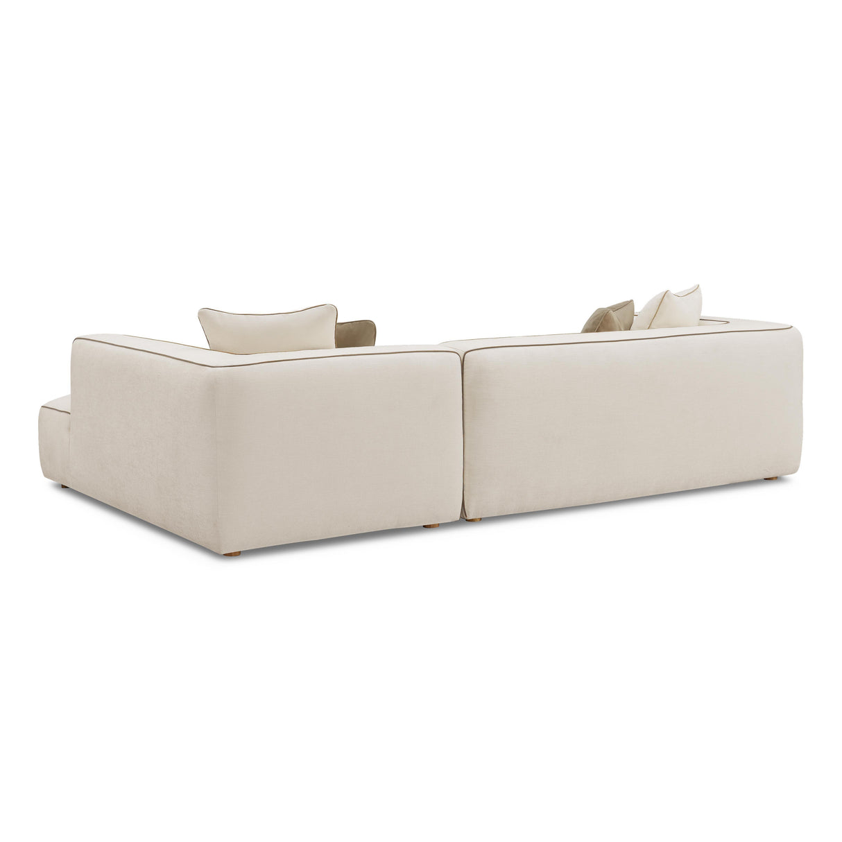 TOV Tristine Cream Linen RAF Sectional