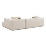 TOV Tristine Cream Linen RAF Sectional