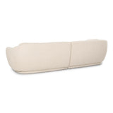 TOV Misty Cream Boucle Modular 4-Seater Sofa