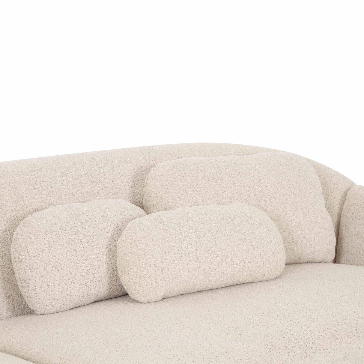 TOV Misty Cream Boucle Modular 4-Seater Sofa