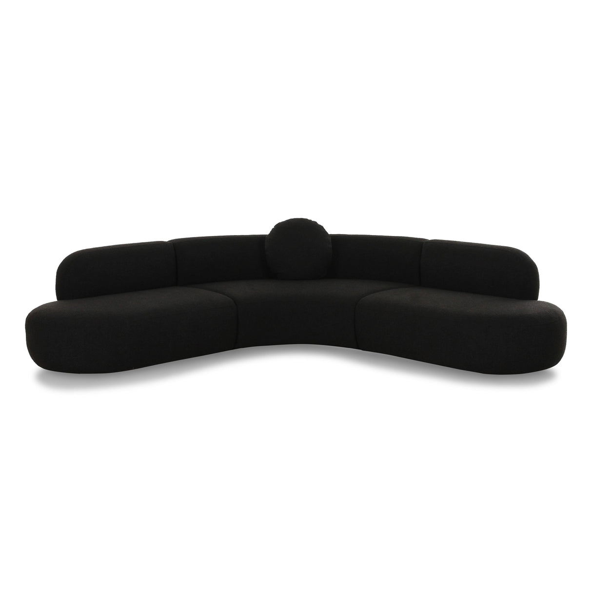TOV Broohah Black Boucle Sectional