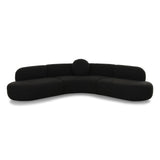 TOV Broohah Black Boucle Sectional