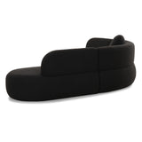 TOV Broohah Black Boucle Sectional