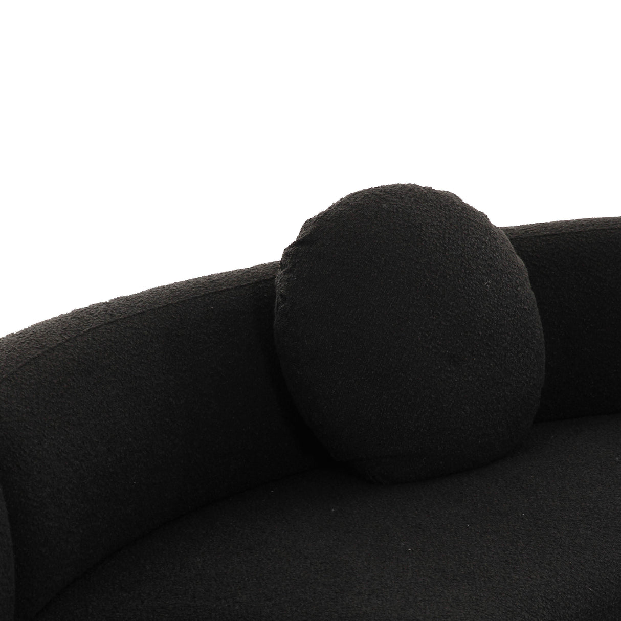 TOV Broohah Black Boucle Sectional