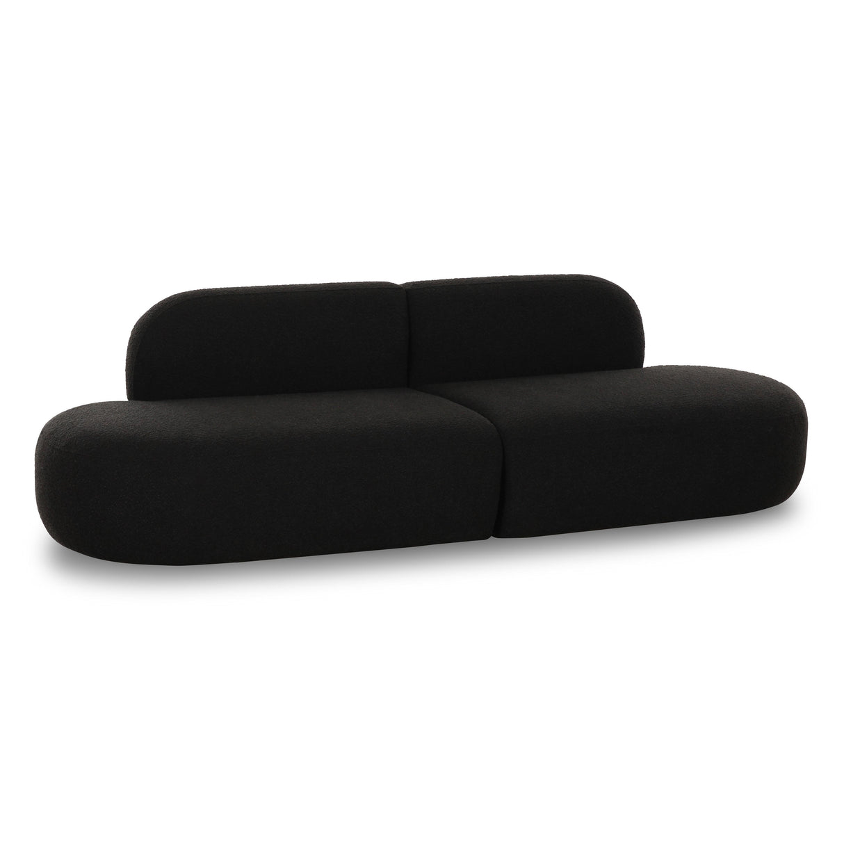 TOV Broohah Black Boucle Sofa