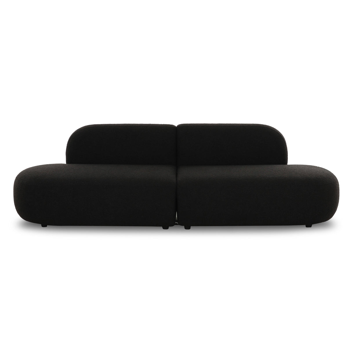 TOV Broohah Black Boucle Sofa