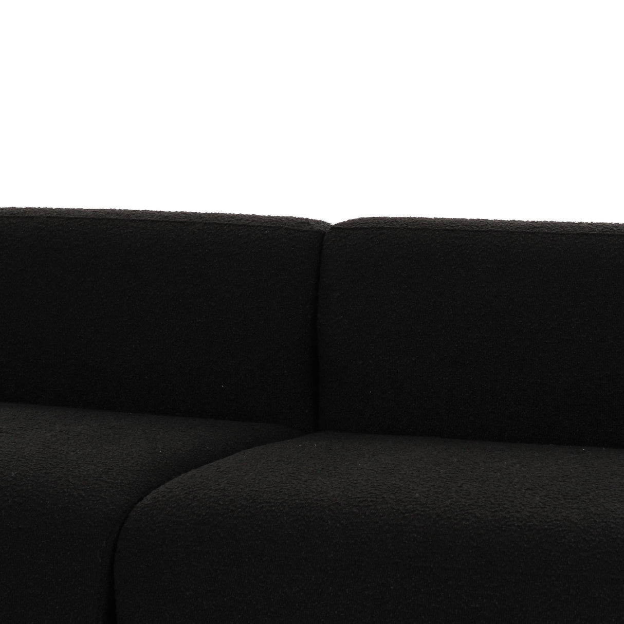 TOV Broohah Black Boucle Sofa