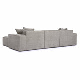 TOV Mindy Taupe Chenille Basketweave Modular Sectional