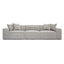 TOV Mindy Taupe Chenille Basketweave Modular Sofa