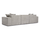 TOV Mindy Taupe Chenille Basketweave Modular Sofa