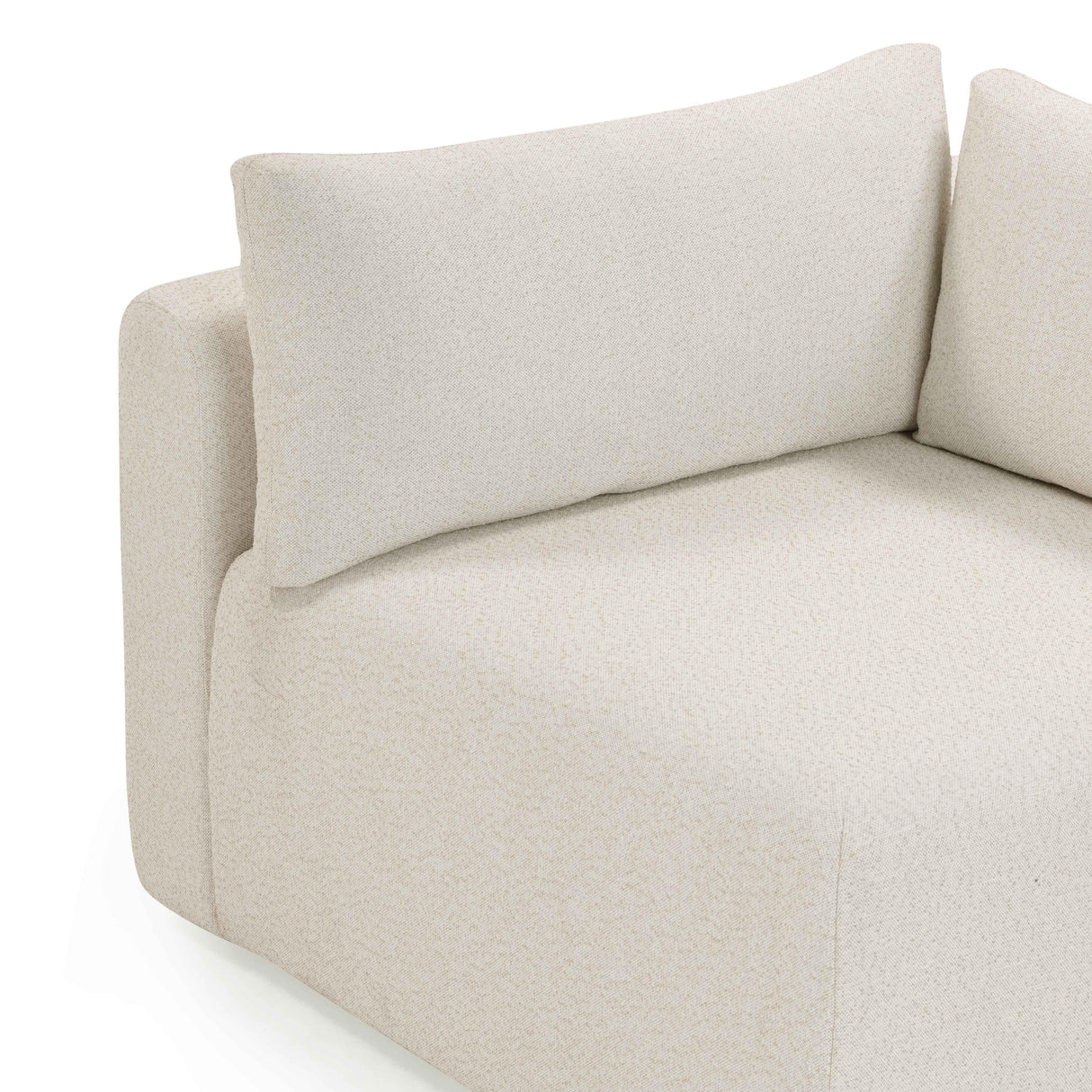 TOV Hangover Cream Modular Outdoor Corner Chair