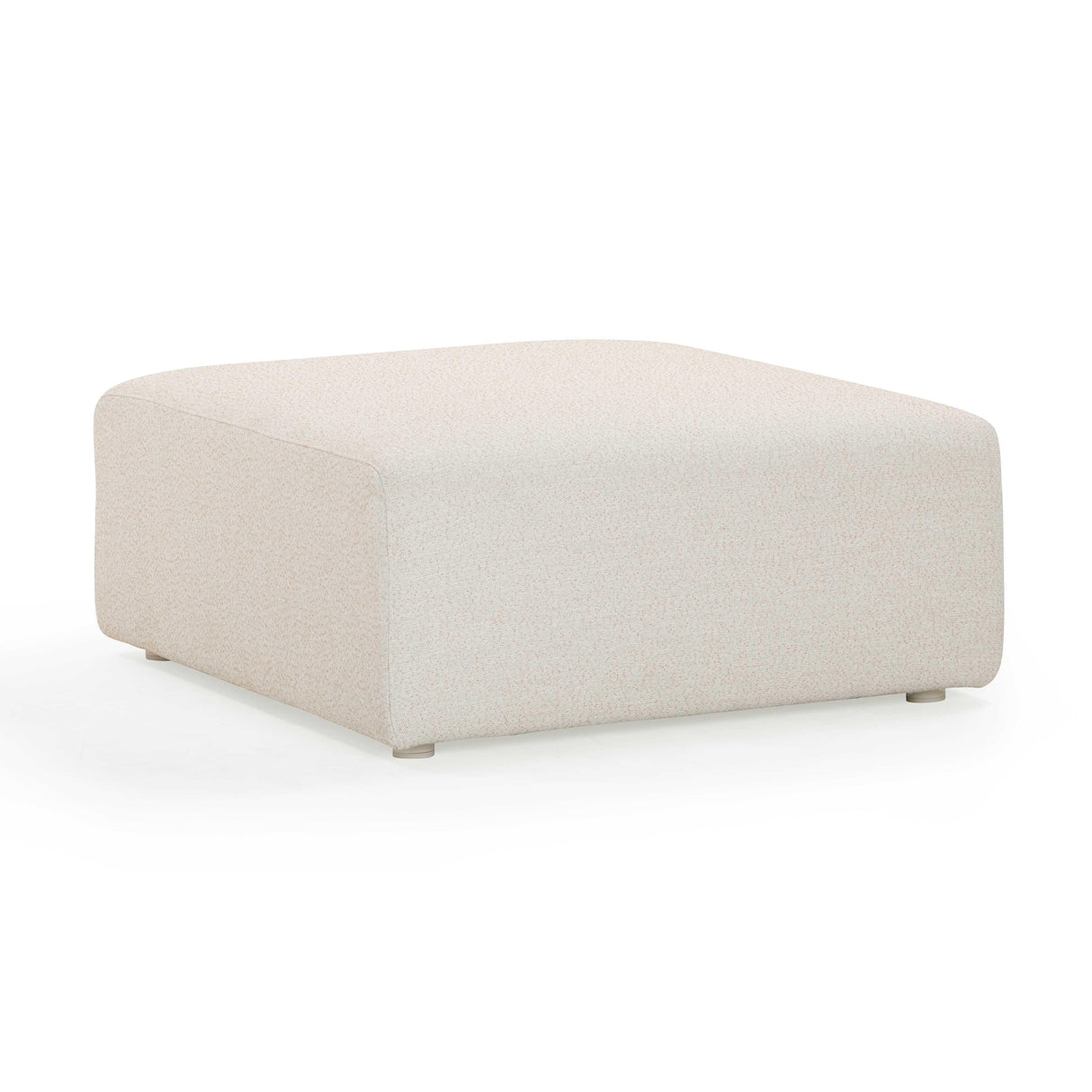 TOV Hangover Cream Outdoor Ottoman