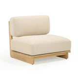 TOV Reavan Cream Outdoor Lounge Chair