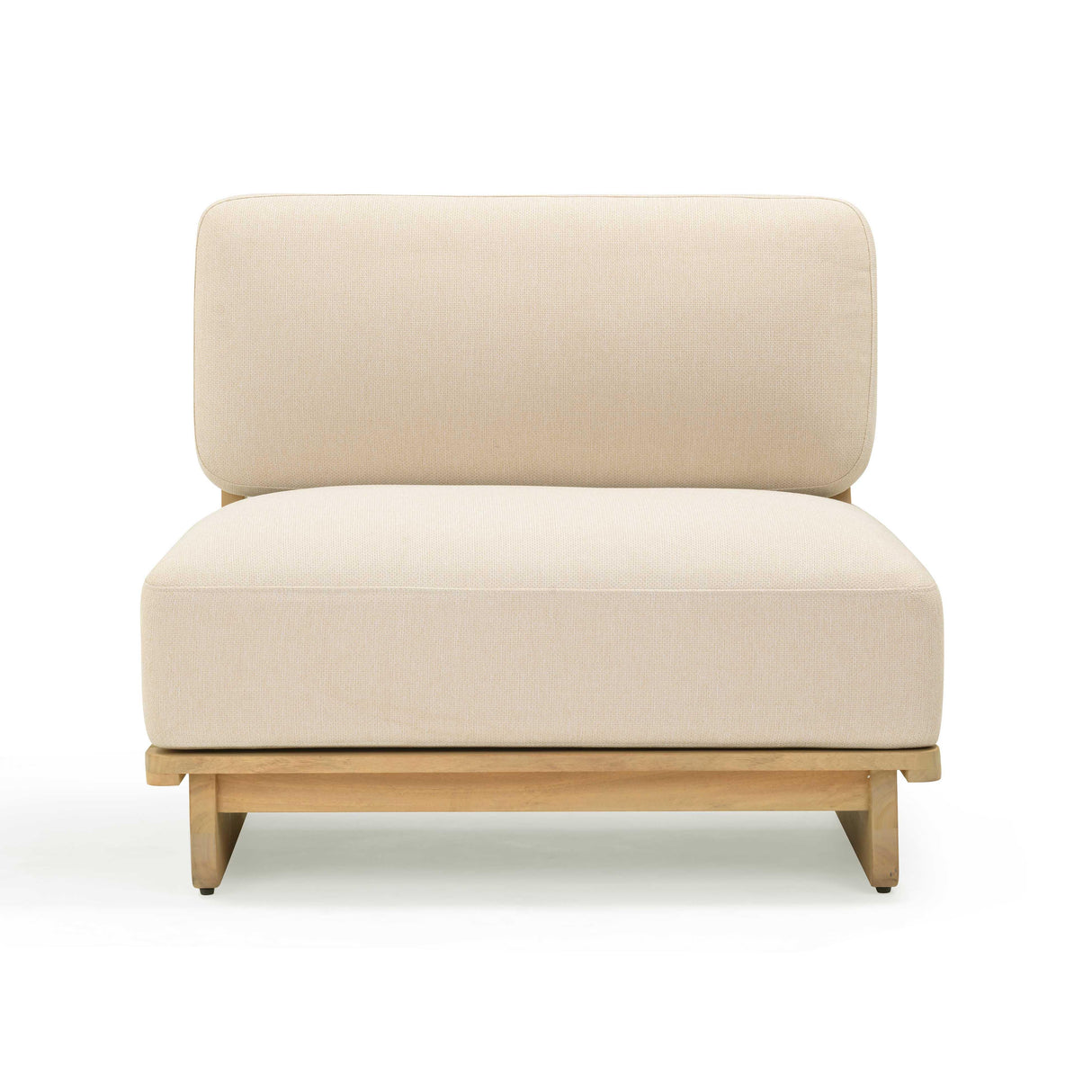 TOV Reavan Cream Outdoor Lounge Chair