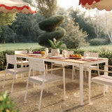 TOV Sardinia Cream Outdoor Dining Chair - Set of 2