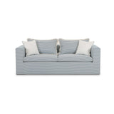 TOV Salty Blue Striped Indoor/Outdoor Sofa