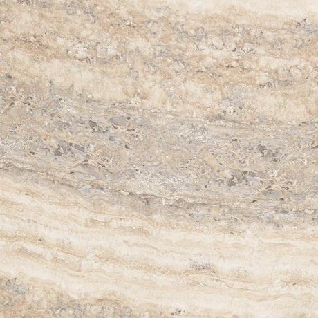 TOV Smooch Faux Travertine Indoor / Outdoor 47" Round Dining Table