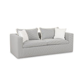 TOV Salty Black Striped Indoor/Outdoor Sofa