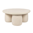 TOV Rahul Off-White Round Coffee Table