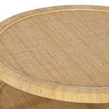 TOV Amara Natural Rattan Coffee Table
