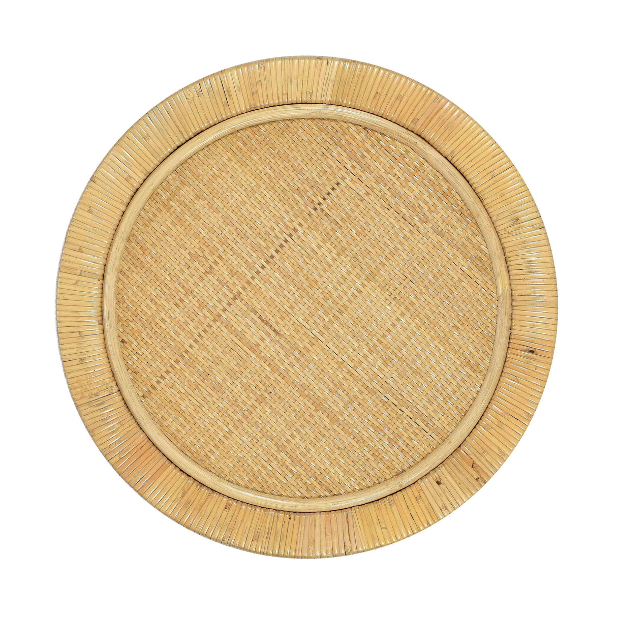 TOV Amara Natural Rattan Side Table