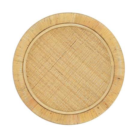 TOV Amara Natural Rattan Side Table