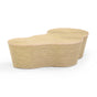 TOV Slab Natural Seagrass Coffee Table