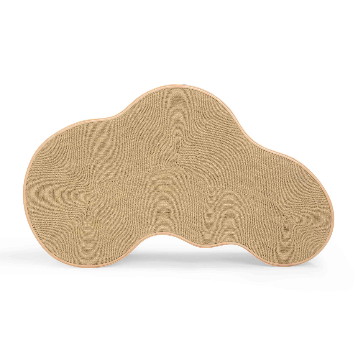 TOV Slab Natural Seagrass Coffee Table