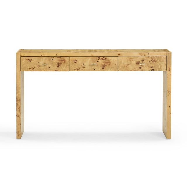 TOV Brandyss Natural Burl Console Table