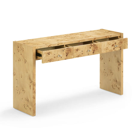 TOV Brandyss Natural Burl Console Table
