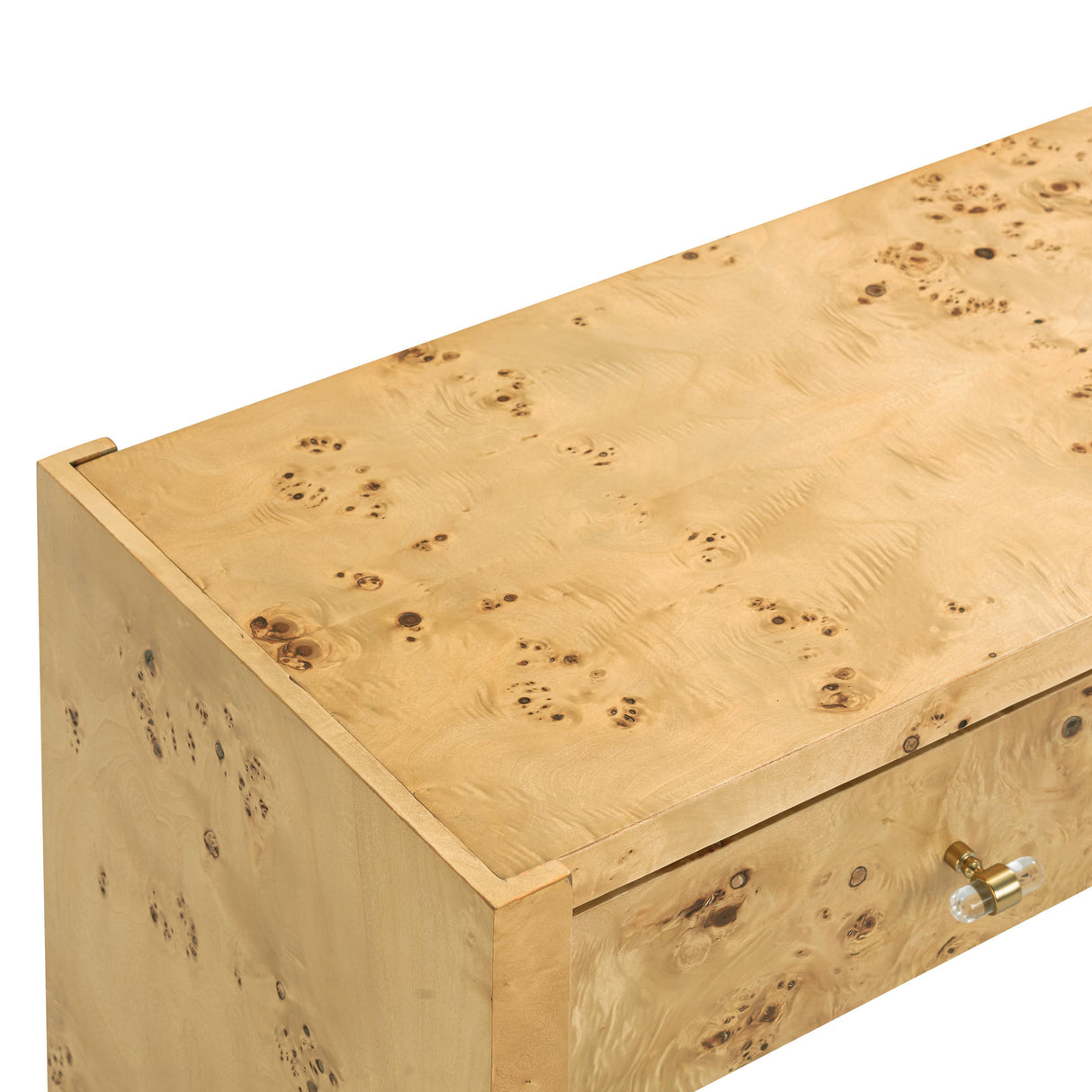 TOV Brandyss Natural Burl Console Table