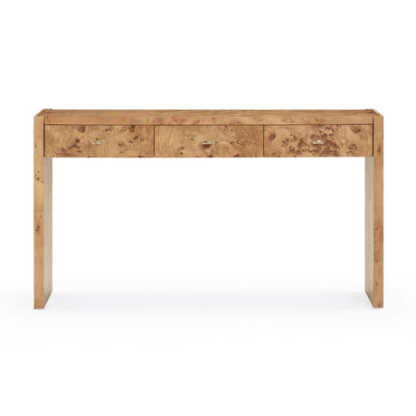 TOV Brandyss Honey Burl Console Table