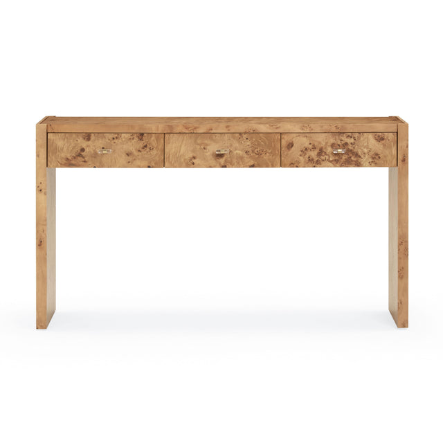 TOV Brandyss Honey Burl Console Table