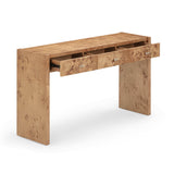 TOV Brandyss Honey Burl Console Table